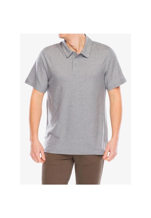 Koszulka polo męska Smartwool Short Sleeve Polo. Typ kołnierza: polo. Kolor: szary