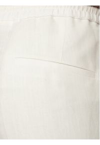 Hugo - HUGO Spodnie materiałowe 50559695 Kremowy Regular Fit. Kolor: kremowy. Materiał: bawełna #4