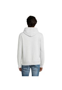 SOL'S - Męska Bluza Z Kapturem Spencer Heather. Typ kołnierza: kaptur. Kolor: szary