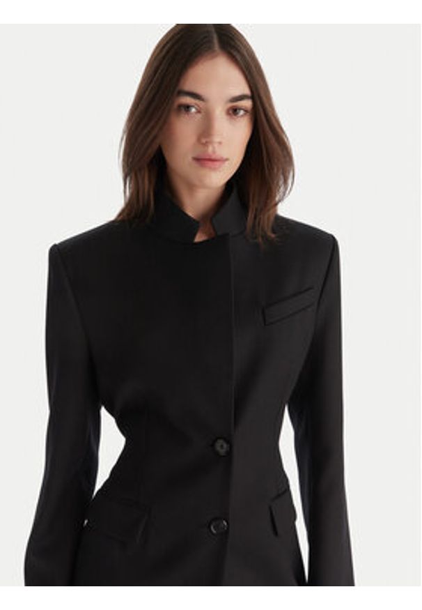 Pinko - PINKO Marynarka Fausta 106098 A306 Czarny Regular Fit. Kolor: czarny. Materiał: wełna