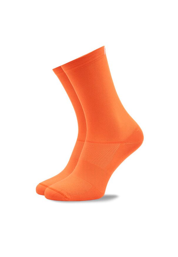 POC Skarpety wysokie unisex Fluo Sock Mid 65142 9050 Pomarańczowy. Kolor: pomarańczowy. Materiał: materiał