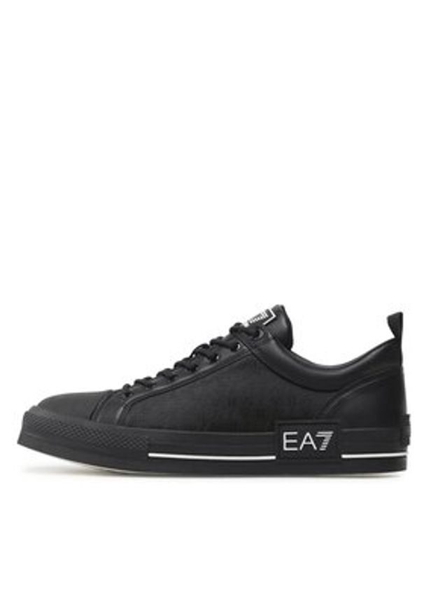 EA7 Emporio Armani Trampki X8X135 XK294 S387 Czarny. Kolor: czarny. Materiał: materiał