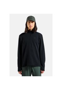 Bluza bez kaptura rozpinana Odlo Mid layer 1/2 zip ESSENTIAL THERMAL. Typ kołnierza: bez kaptura. Kolor: czarny. Sport: kolarstwo #1