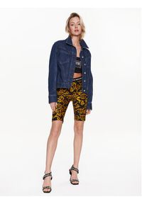 Versace Jeans Couture Szorty sportowe 74HAC106 Czarny Slim Fit. Kolor: czarny. Materiał: syntetyk #3