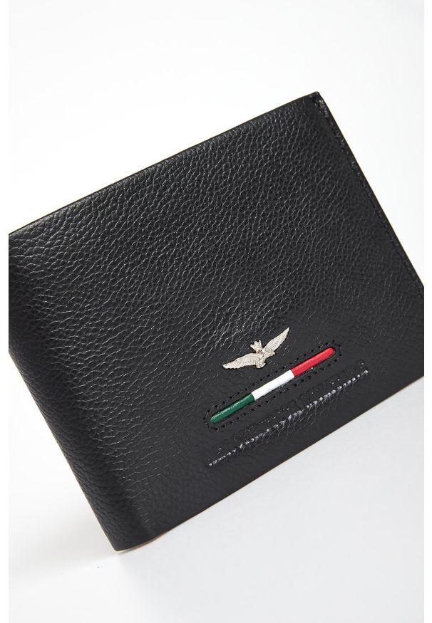 Aeronautica Militare - Portfel męski skórzany AERONAUTICA MILITARE. Materiał: skóra