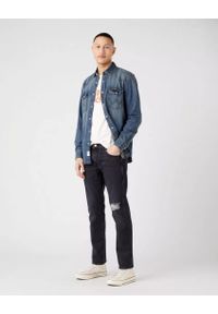 Wrangler - WRANGLER LARSTON MĘSKIE SPODNIE JEANSOWE JEANSY AUTHENTIC BLACK W18S8912V 112324512