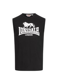 Tank top Lonsdale Regular Fit Clopton. Kolor: czarny, biały, wielokolorowy #1