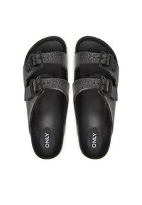 ONLY Shoes Klapki 15316873 Czarny. Kolor: czarny. Materiał: skóra #3