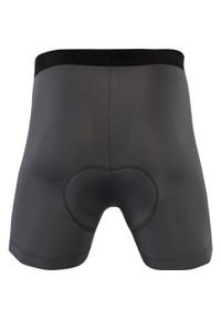 Silvini - Bokserki męskie z wkładką rowerową Coolmax Basic+ SILVINI INNER PRO MP1212. Kolor: brązowy, zielony, wielokolorowy, szary