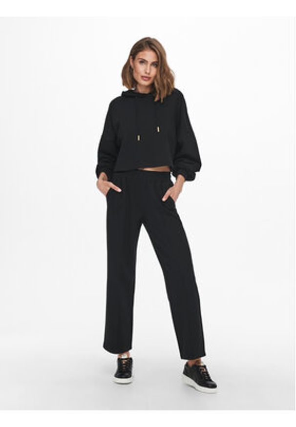 only - ONLY Spodnie materiałowe 15235076 Czarny Loose Fit. Kolor: czarny. Materiał: syntetyk