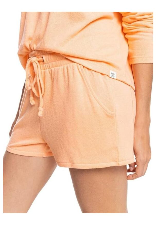 Spodenki turystyczne damskie Roxy Forbidden Summer. Kolor: pomarańczowy. Materiał: wiskoza, poliester, elastan