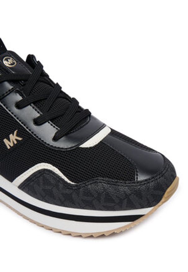 MICHAEL Michael Kors Sneakersy Raina 43T6RNFS1D Czarny. Kolor: czarny. Materiał: skóra