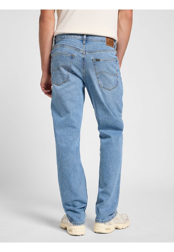 Lee - JEANSY MĘSKIE SPODNIE LEE BROOKLYN STRAIGHT HORIZON BLUE 112363849