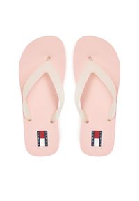 Japonki Tommy Jeans. Kolor: różowy