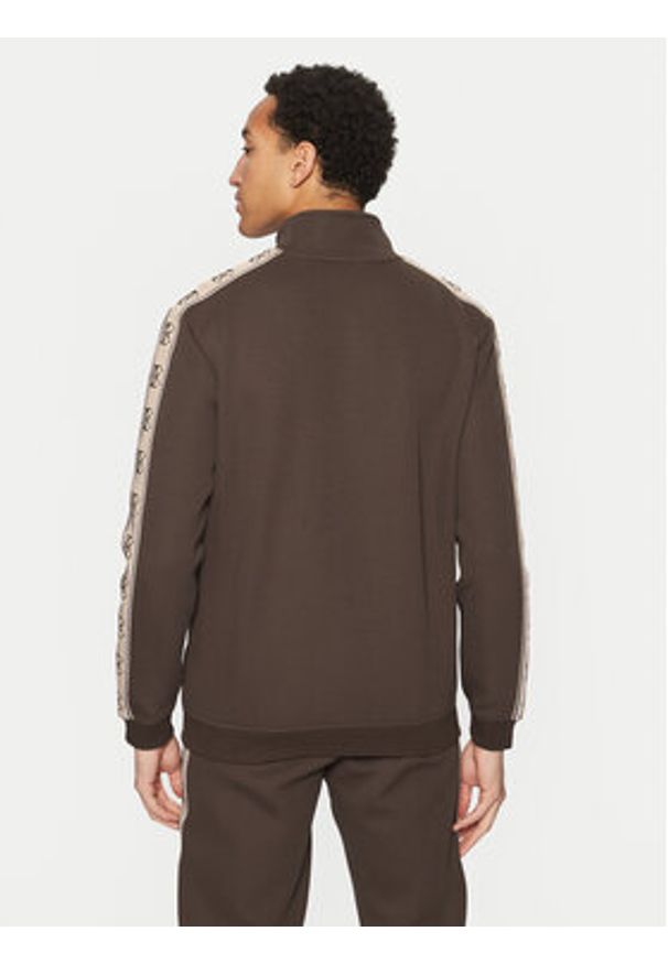 Guess Bluza Z2YQ10 KB3P2 Brązowy Regular Fit. Kolor: brązowy. Materiał: syntetyk, bawełna