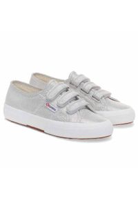Trenerzy damscy Superga 2750 Straps Lame. Kolor: szary