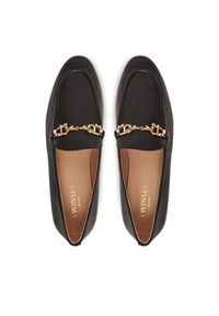TwinSet - TWINSET Loafersy 251TCP134 Czarny. Kolor: czarny. Materiał: skóra