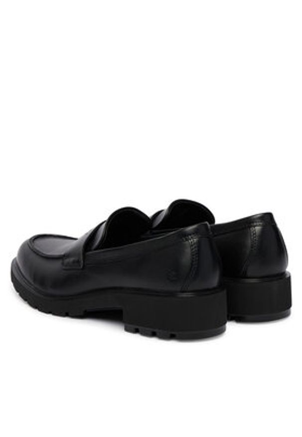 ecco - ECCO Loafersy Metropole Vienna 23133301001 Czarny. Kolor: czarny. Materiał: skóra