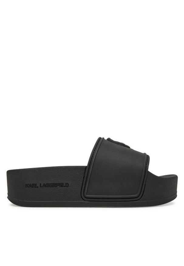 Karl Lagerfeld - KARL LAGERFELD Klapki Kondo Maxi KL80819M Czarny. Kolor: czarny. Materiał: syntetyk