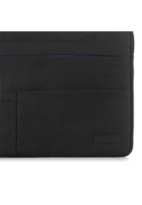 Wittchen - Etui na laptopa z kontrastowymi kieszeniami. Kolor: czarny. Materiał: poliester #4