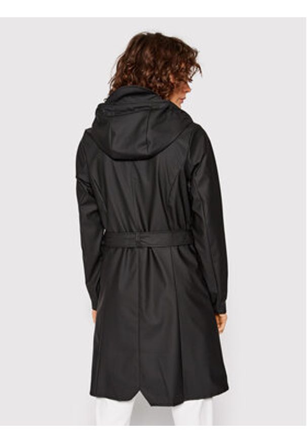 Rains Kurtka przeciwdeszczowa 18130 Czarny Regular Fit. Kolor: czarny. Materiał: syntetyk