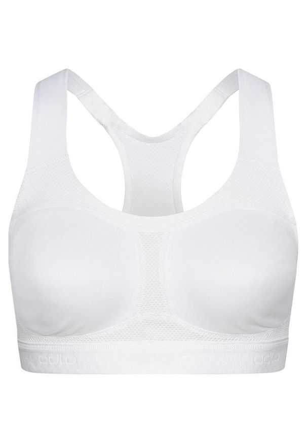 Odlo High Ultimate Fit Damski Sport-BH - Maksymalne Wsparcie. Kolor: biały. Sport: fitness