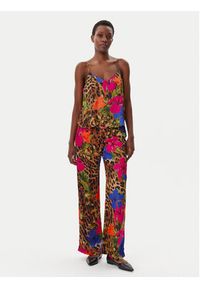 LOLA CASADEMUNT Spodnie palazzo MS2514015 Kolorowy Wide Leg. Materiał: wiskoza. Wzór: kolorowy #5