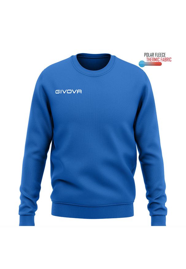 Bluza piłkarska dla dorosłych Givova Maglia One niebieska. Kolor: niebieski. Sport: piłka nożna
