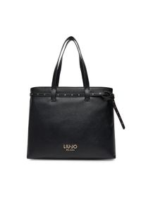 Liu Jo Torebka Ecs M Tote AF5135 E0058 Czarny. Kolor: czarny. Materiał: skórzane