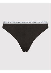 TOMMY HILFIGER - Tommy Hilfiger Komplet 3 par stringów 3p UW0UW02829 Kolorowy. Materiał: bawełna. Wzór: kolorowy #2