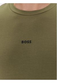 BOSS - Boss Longsleeve Tchark 50473286 Brązowy Regular Fit. Kolor: brązowy. Materiał: bawełna. Długość rękawa: długi rękaw