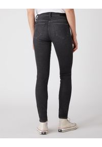 Wrangler - WRANGLER HIGH RISE SKINNY DAMSKIE SPODNIE JEANSOWE BLACK BEAUTY 28 W27HMA95F #4