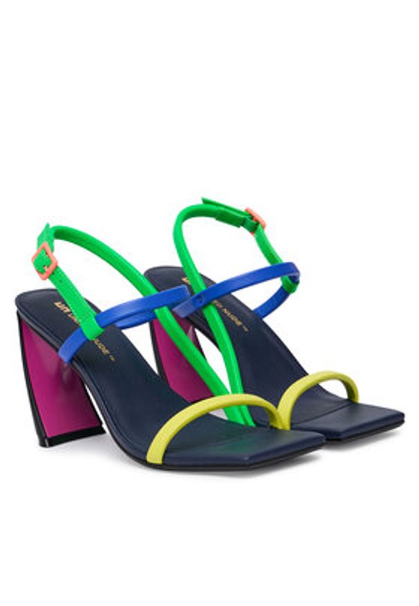 United Nude Sandały Zuma Strappy Hi 1101096816 Kolorowy. Materiał: skóra. Wzór: kolorowy