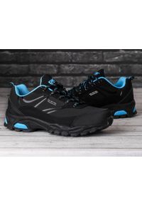 Buty damskie trekkingowe wodoodporne DK FALCON. Kolor: wielokolorowy, niebieski, czarny