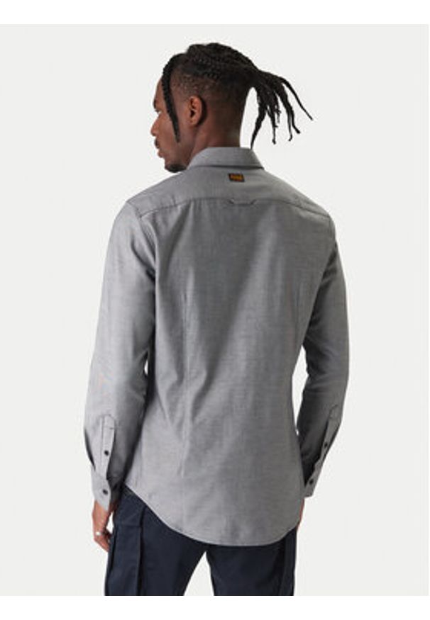 G-Star RAW - G-Star Raw Koszula Bristum 2.0 D23553 E071 Szary Slim Fit. Kolor: szary. Materiał: bawełna