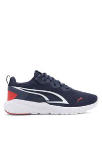 Puma Sneakersy All-Day Active Jr 387386 07 Granatowy. Kolor: niebieski. Materiał: materiał, mesh