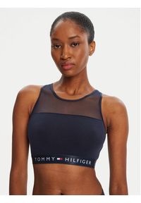 TOMMY HILFIGER - Tommy Hilfiger Biustonosz top UW0UW00012 Granatowy. Kolor: niebieski. Materiał: bawełna #6