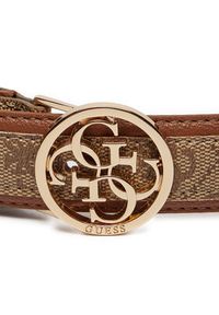 Guess Pasek Damski Kerima (AG) Belts BW9149 P4330 Beżowy. Kolor: beżowy. Materiał: skóra