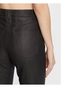 Remain Spodnie skórzane Leather RM1700 Czarny Regular Fit. Kolor: czarny. Materiał: skóra #4