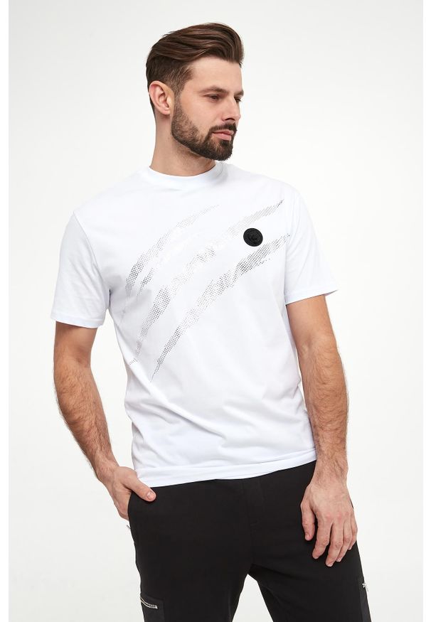 Plein Sport - T-shirt męski PLEIN SPORT. Styl: sportowy