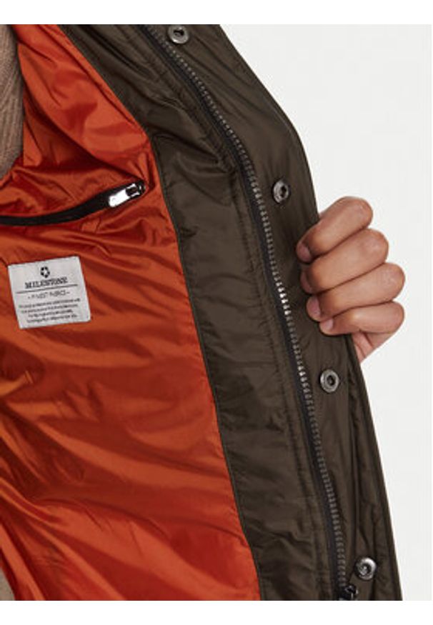 Milestone Kurtka przejściowa MSSantos 530400 60655 Khaki Regular Fit. Kolor: brązowy. Materiał: syntetyk