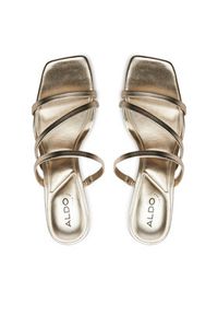 Aldo Klapki Jewella 13706602 Złoty. Kolor: złoty. Materiał: skóra