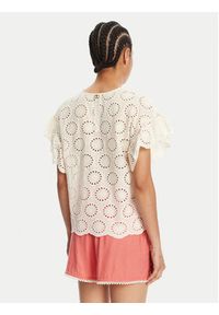 TwinSet - TWINSET Bluzka 251TT2364 Écru Loose Fit. Materiał: bawełna #3