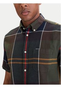 Barbour Koszula Douglas MSH5077TN11 Zielony ciemny Regular Fit. Kolor: zielony. Materiał: bawełna #3
