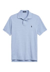 Polo Ralph Lauren Polo 710548797013 Niebieski Slim Fit. Typ kołnierza: polo. Kolor: niebieski. Materiał: bawełna #3