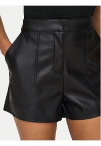 only - ONLY Szorty z imitacji skóry Tricia 15287184 Czarny Baggy Fit. Kolor: czarny. Materiał: skóra #2