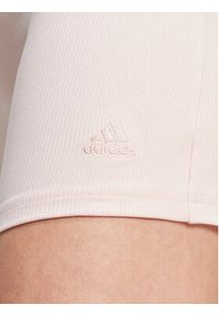 Adidas - adidas Szorty sportowe Lounge IY6743 Różowy Slim Fit. Kolor: różowy. Materiał: bawełna #3