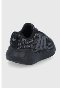 adidas Originals Buty dziecięce Swift Run 22 El I GW8167 kolor czarny. Nosek buta: okrągły. Zapięcie: sznurówki. Kolor: czarny. Materiał: guma. Sport: bieganie #5