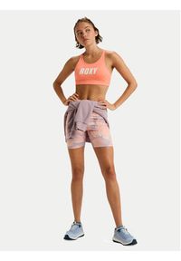 Roxy Biustonosz sportowy Everyday Flow ERJKT04337 Pomarańczowy. Kolor: pomarańczowy. Materiał: syntetyk #5