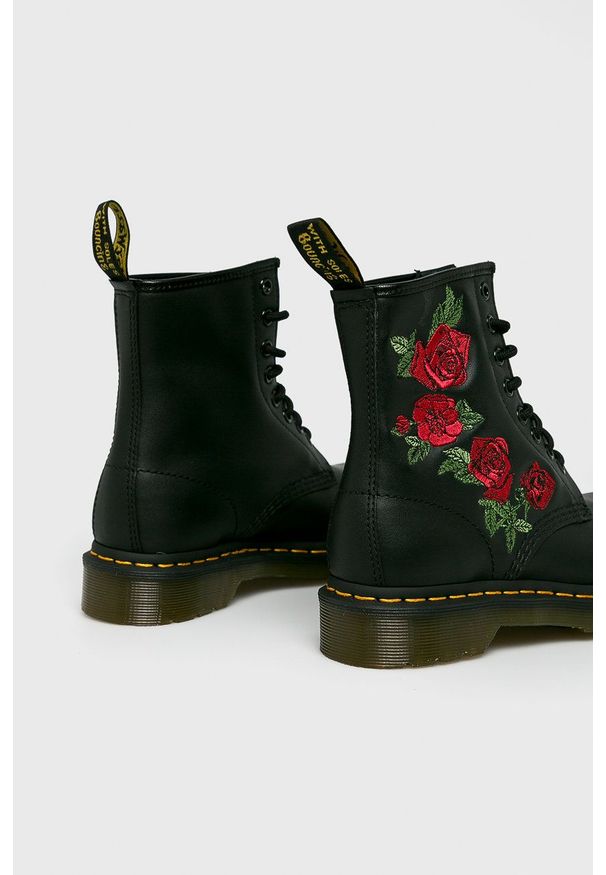 Dr. Martens - Dr Martens - Botki Vonda. Zapięcie: sznurówki. Kolor: czarny